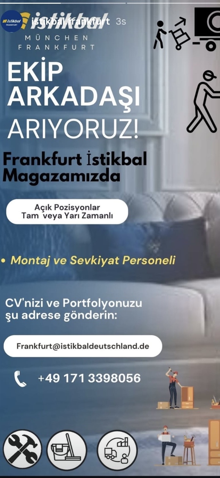 İstikbal mobilya çalışan arıyor